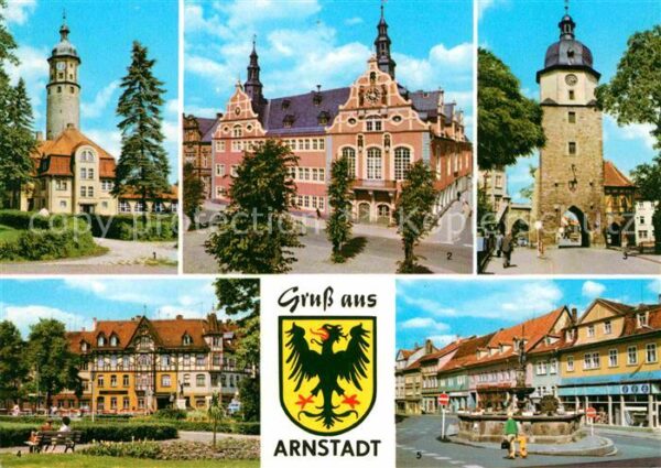 Arnstadt Ilm Neideckturm Rathaus Riedtor Lessingstra