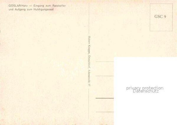 Goslar Eingang zum Ratskeller – Bild 2