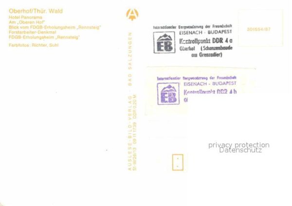 Oberhof Thueringen Hotel Panorama Erholungsheim Rennsteig – Bild 2