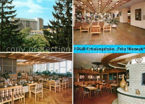 Oberhof Thueringen Erholungsheim Fritz Weineck