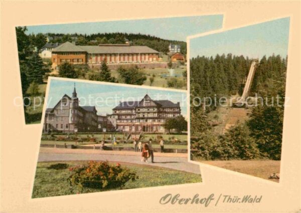 Oberhof Thueringen Thüringerschanze Ernst-Thälmann-Haus