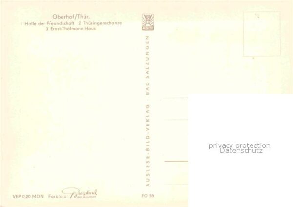 Oberhof Thueringen Thüringerschanze Ernst-Thälmann-Haus – Bild 2