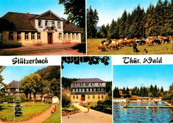 Stuetzerbach Gasthaus Auerbahn Goethehaus Auerhahn K