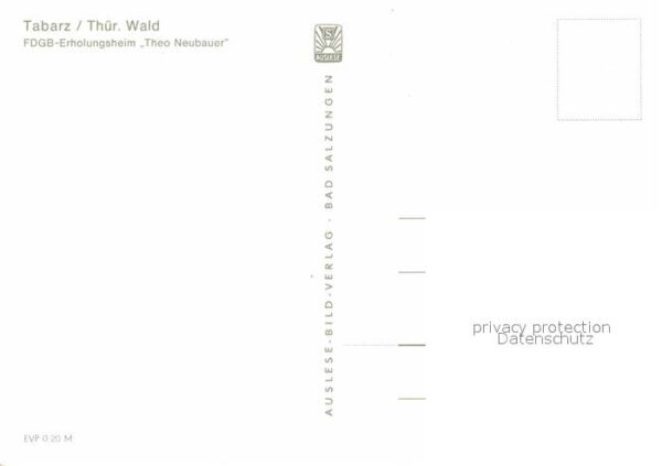 Tabarz Erholungsheim Theo Neubauer – Bild 2