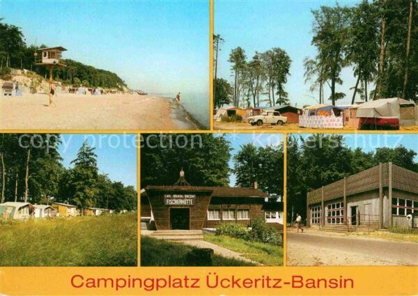 Ueckeritz Usedom Bansin Camping Strand Fischerhütte