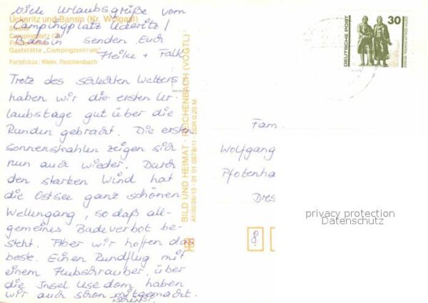 Ueckeritz Usedom Bansin Camping Strand Fischerhütte – Bild 2