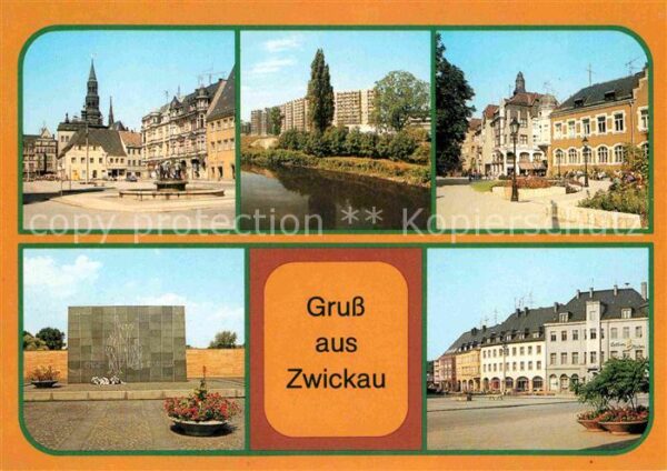 Zwickau Sachsen Dr. Friedrichs-Ring Plauensche-Strasse
