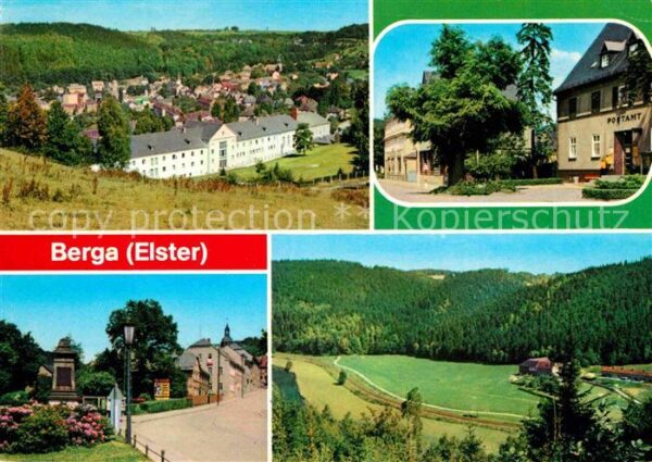 Berga Elster Bahnhofstrasse Schloßstrasse Elstertal