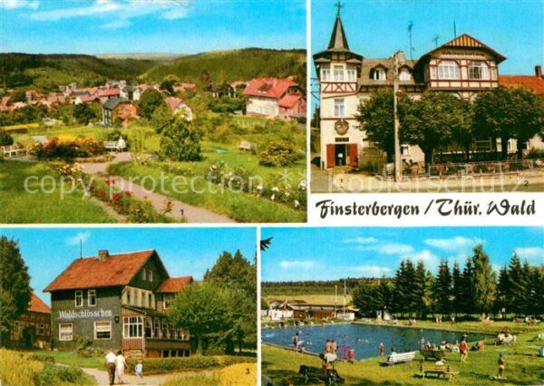 Finsterbergen Cafe Waldschlößchen Volkshaus zur Linde