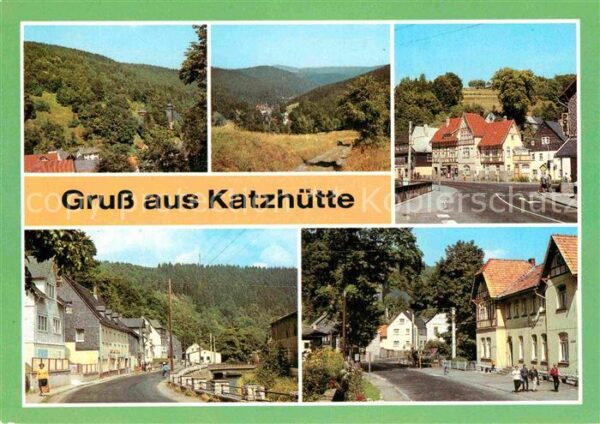 Katzhuette Schwarzatal Bahnhofstrasse Oelzer-Stras