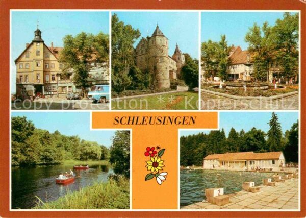 Schleusingen Rathaus Schloß-Bertholdsburg Gondelteic
