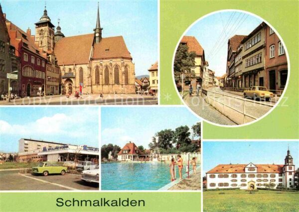 Schmalkalden Altmarkt Schloß-Wilhelmsburg