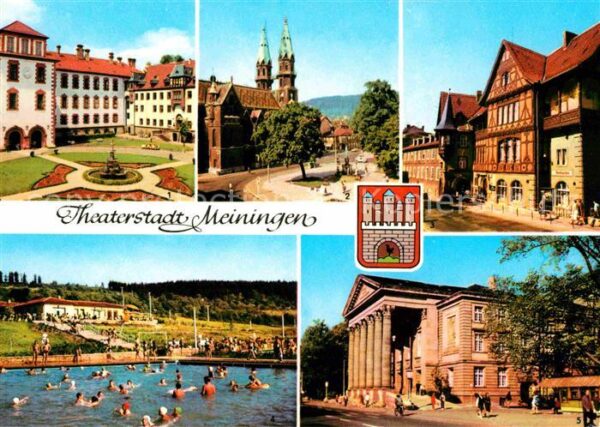 Meiningen Thueringen Schloß Theater Henneberger-Haus