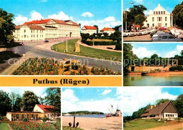 Putbus Ruegen Hafen Lauterbach Theater RosenCafe