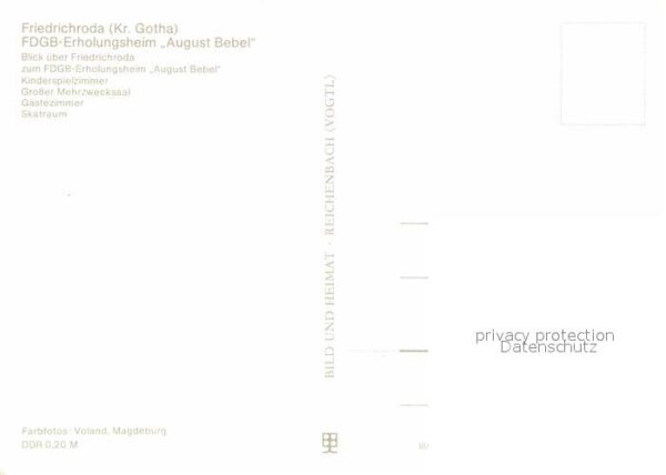 Friedrichsroda Erholungsheim August Bebel – Bild 2