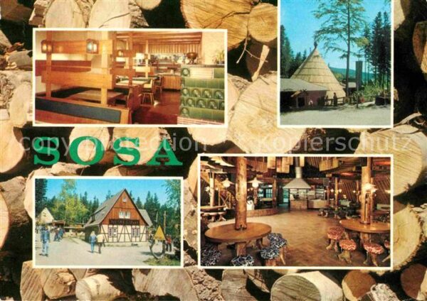 Sosa Erzgebirge Restaurant Köhlerhütte und Meiler Talsp