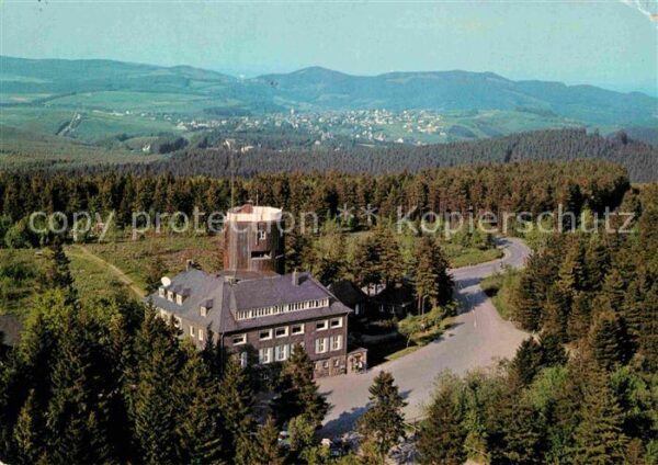 Winterberg Hochsauerland Fliegeraufnahme Restaurant Kahler Asten