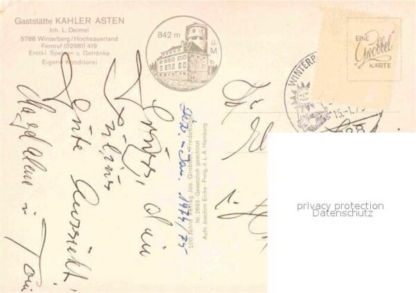 Winterberg Hochsauerland Fliegeraufnahme Restaurant Kahler Asten – Bild 2