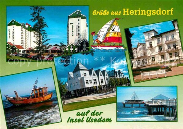 Heringsdorf Ostseebad Usedom Seebrücke Klinik