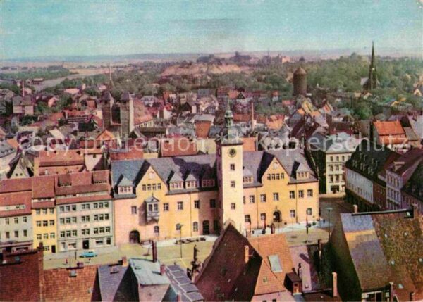 Freiburg Elbe Blick vom Petriturm