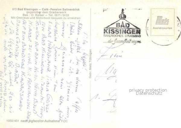 Bad Kissingen Cafe Pension Salinenblick – Bild 2