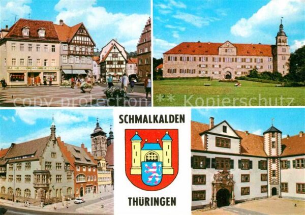 Schmalkalden Altmarkt Schloß Wilhelmsburg