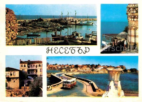 Nessebar Nessebyr Nessebre Hafen Brücke