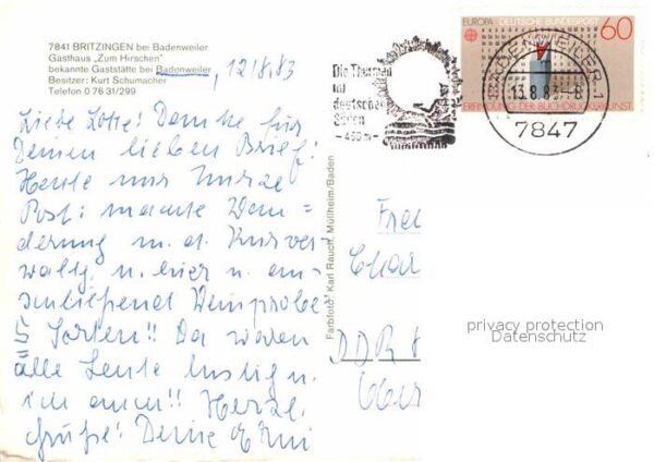 Britzingen Gasthaus Zum Hirschen – Bild 2