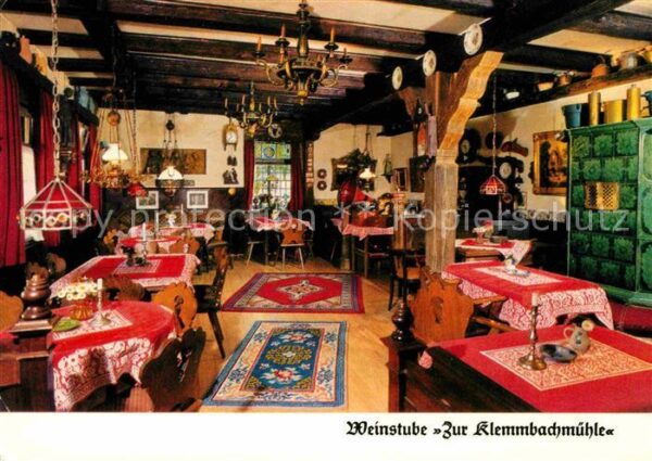 Niederweiler Muellheim Weinstube zur Klemmbachmühle