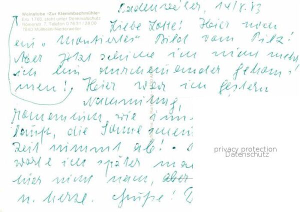 Niederweiler Muellheim Weinstube zur Klemmbachmühle – Bild 2