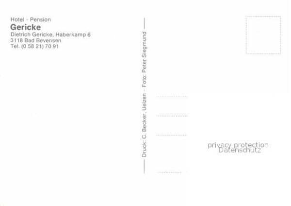 Bad Bevensen Hotel Pension Gericke – Bild 2