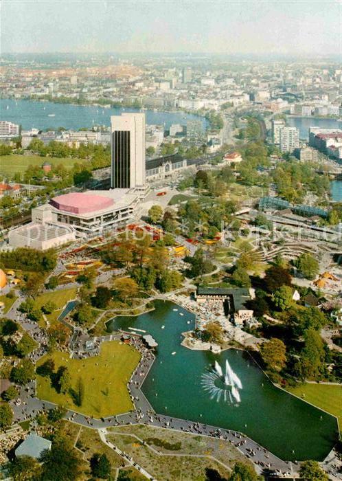 Hamburg Blick vom Fernsehturm auf Congress-Cent