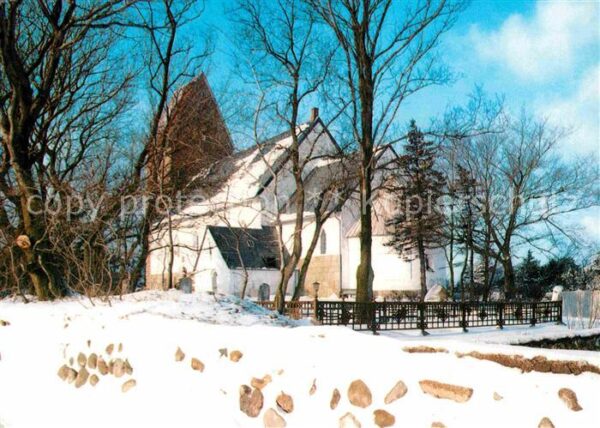 Sylt Keitum Severinkirche im Winter