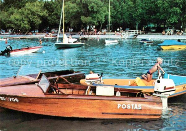 Balaton Plattensee Boote am See