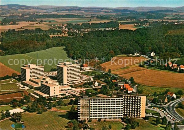 Bad Salzuflen Fliegeraufnahme Kliniken am Burggraben