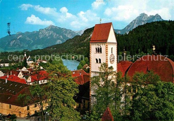 Fuessen Allgaeu Pfarrkirche und Kloster St. Mang