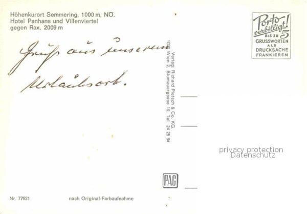 Semmering Niederoesterreich Hotel Panhans und Villenviertel – Bild 2