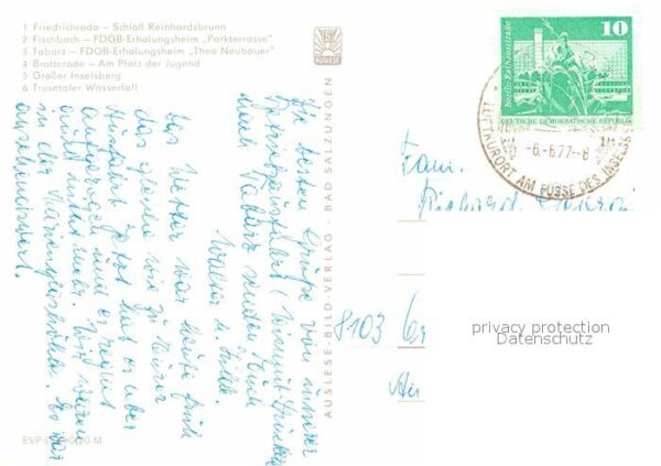 Grosser Inselsberg Friedrichsroda Schloß-Reinhardsbrunn Fi – Bild 2
