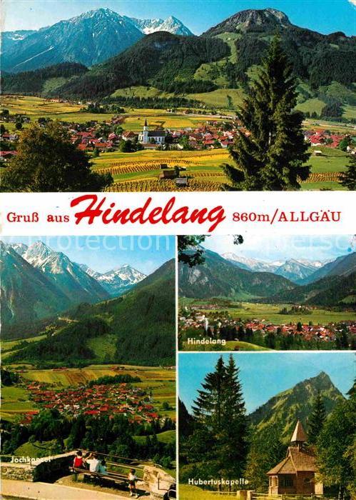 Hindelang Bad Fliegeraufnahme Hubertuskapelle Jochkan