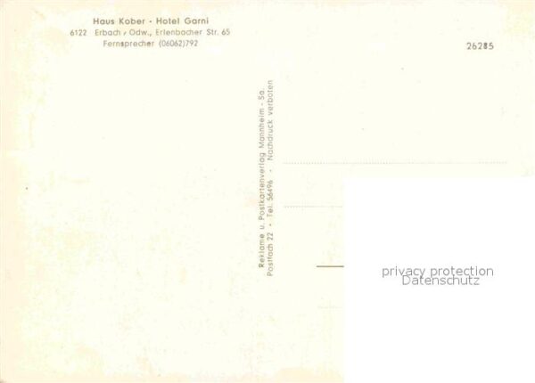 Erbach Odenwald Haus Kober Hotel Garni – Bild 2