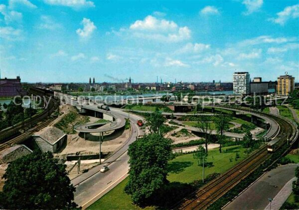 Mannheim Auffahrt zur Rheinbrücke