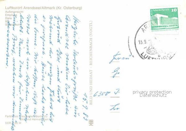 Arendsee Altmark Erholungsheim Waldheim – Bild 2