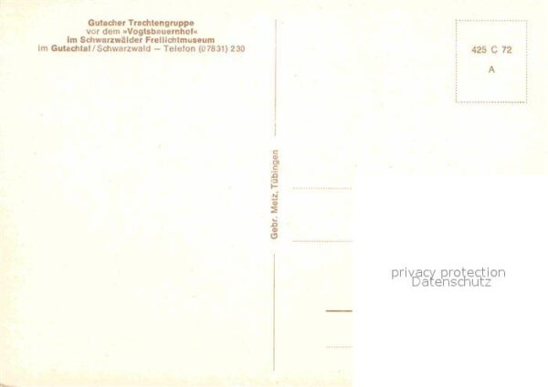 Gutach Schwarzwald Vogtsbauernhaus und Trachtengruppe – Bild 2