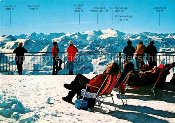 Kaprun Aussichtsterrasse Kitzsteinhorn
