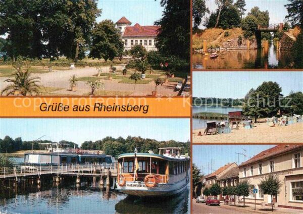 Rheinsberg Schloßpark Schlabornbrücke Grienerickse