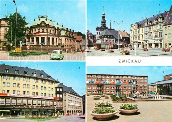 Zwickau Sachsen Milchbar am Schumannplatz Hauptmarkt Ri