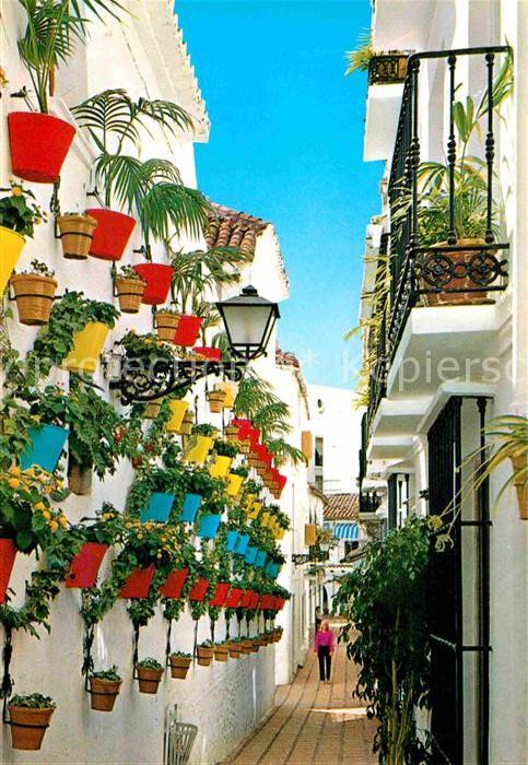 Marbella Andalucia Calle tipica