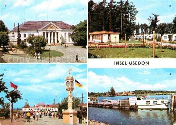 Heringsdorf Ostseebad Usedom Damerow Ahlbeck Seebrücke Usedom Hafen
