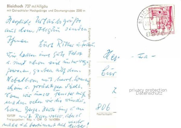 Blaichach Allgaeu Fliegeraufnahme mit Daumengruppe – Bild 2