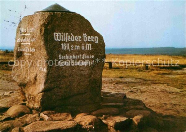 Lueneburger Heide Naturschutzgebiet Stein Wilfeder Berg